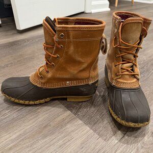 L.L Bean Boots, 8" Duck Boots, GORE-TEX/Insulated lined - Women's Size 7